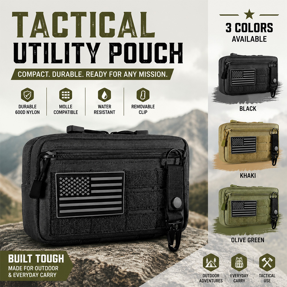 Outdoor Hunting Kit - 戦術的なモール EDC ポーチ屋外応急処置キットポーチコンパクトウエストパック緊急 EMT ユーティリティツールポーチ狩猟ハイキング用