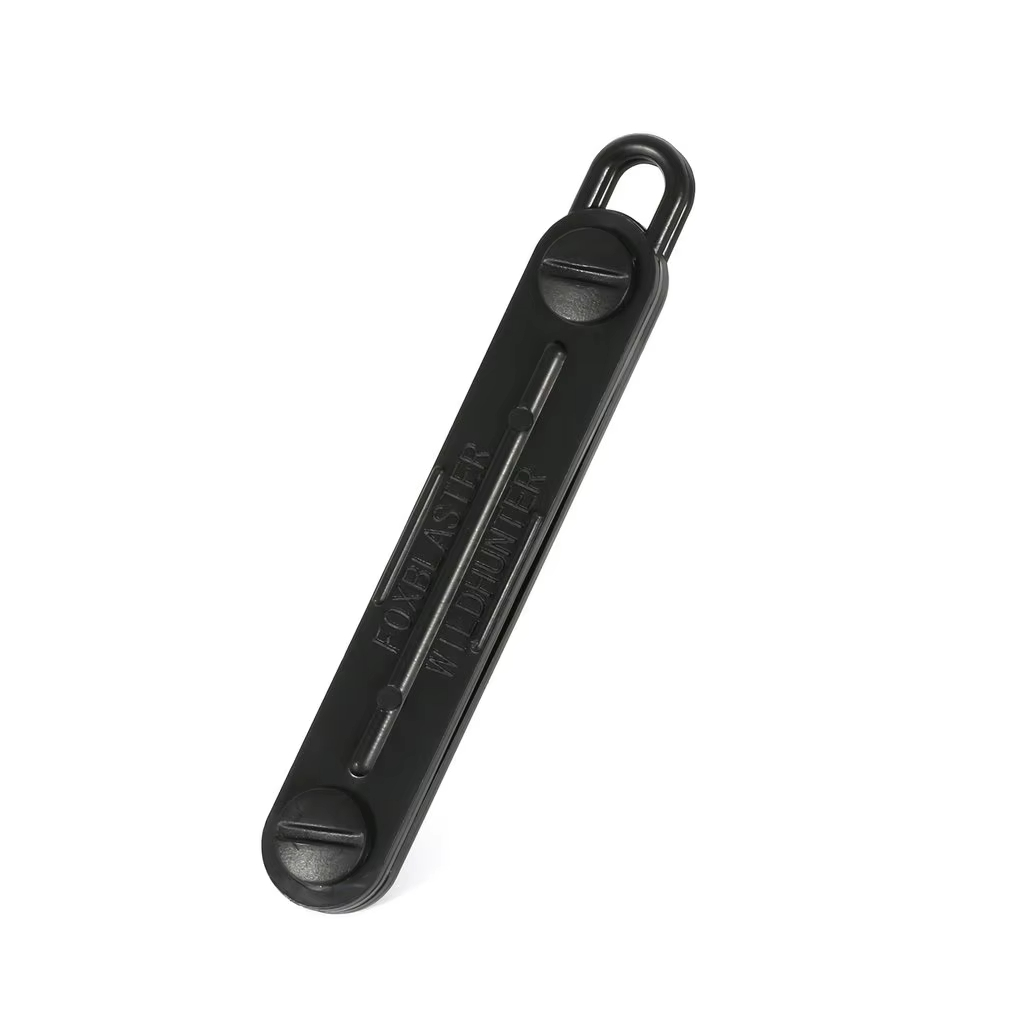 Game Call Whistle - DIZETION ブラック屋外フォックスダウンフォックスブラスターコールホイッスルプレデター狩猟ランピングコーリングウサギゲームコーラー Animial