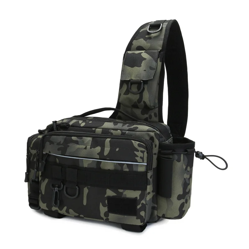 Outdoor Hunting Packs - 大容量の多機能ウエストバッグ,ハンティングショルダーバッグ,釣り道具バッグ,屋外釣り収納バッグ,ルヤ