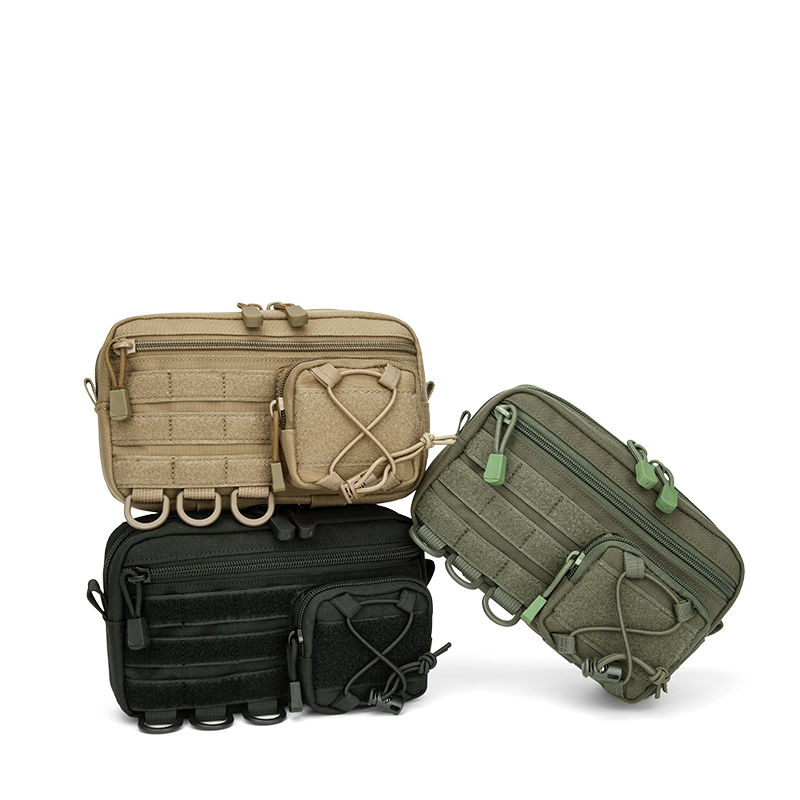 Outdoor Hunting Packs - 1000D EDC ポーチモールオーガナイザーバッグユーティリティ EDC ツールポーチ水平モジュラーポーチアウトドアウエストパック EMT