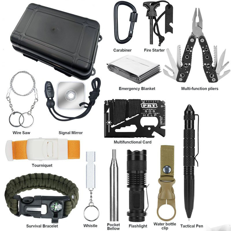 ホンルイDIYコンパクトポータブル耐衝撃サバイバルギア緊急ツ - Outdoor Hunting Kit のレビューと価格