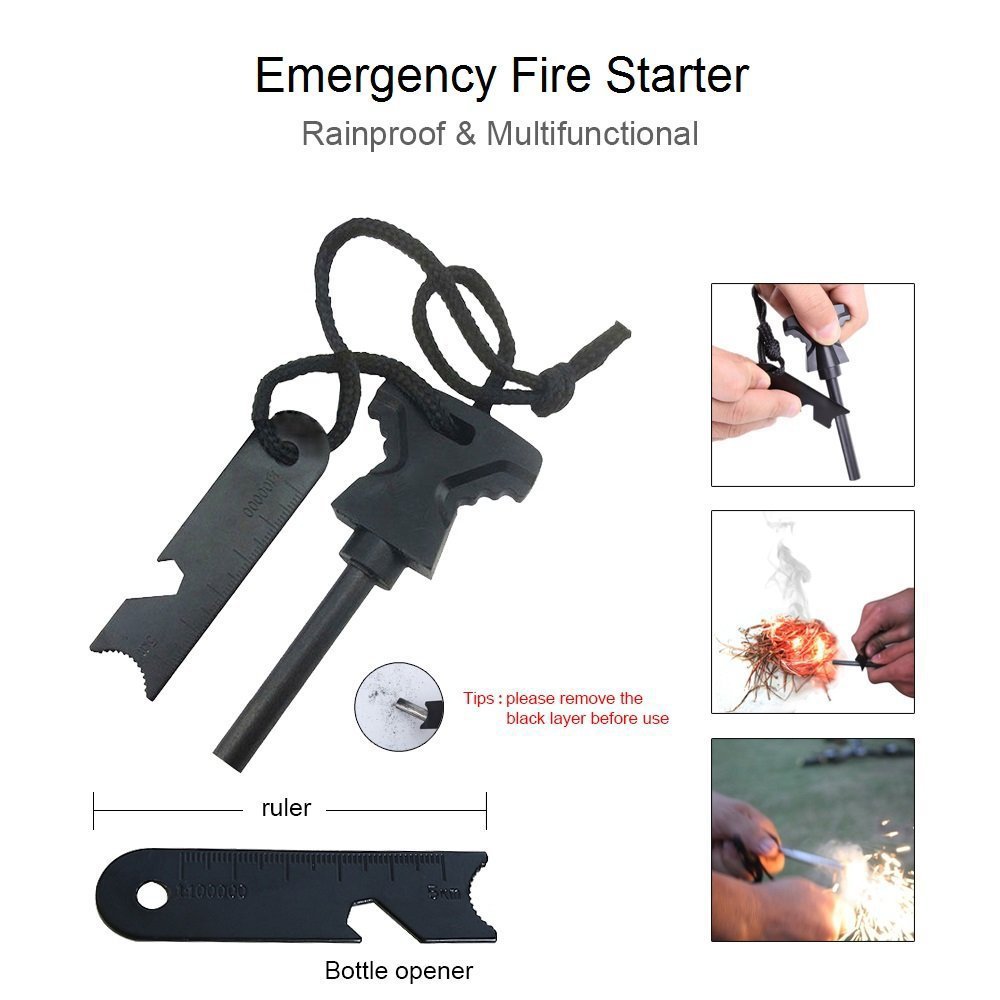 ホンルイDIYコンパクトポータブル耐衝撃サバイバルギア緊急ツ - Outdoor Hunting Kit のレビューと価格