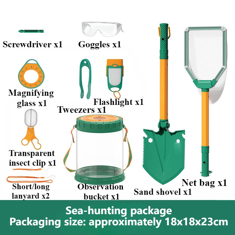 子供のための海のおもちゃセット,アウトドアアドベンチャーツー - Outdoor Hunting Kit のレビューと価格
