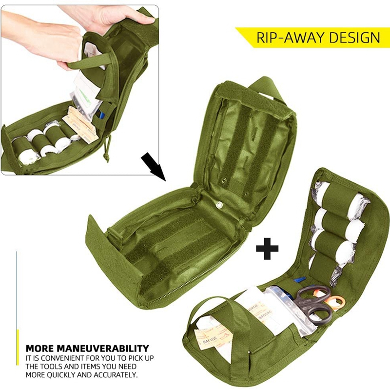 戦術的な応急処置キット,医療バッグ,緊急,キャンプ,EDCポ - Outdoor Hunting Kit のレビューと価格