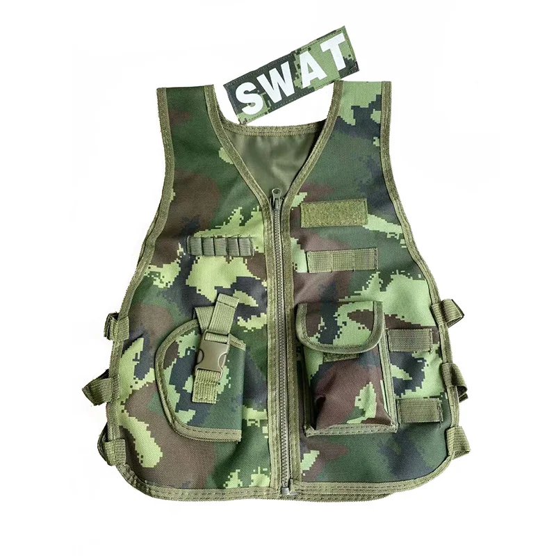 CS-子供向けの戦術的なカモフラージュベスト,狩猟,コスプレ - Hunting Outdoor Boys のレビューと価格