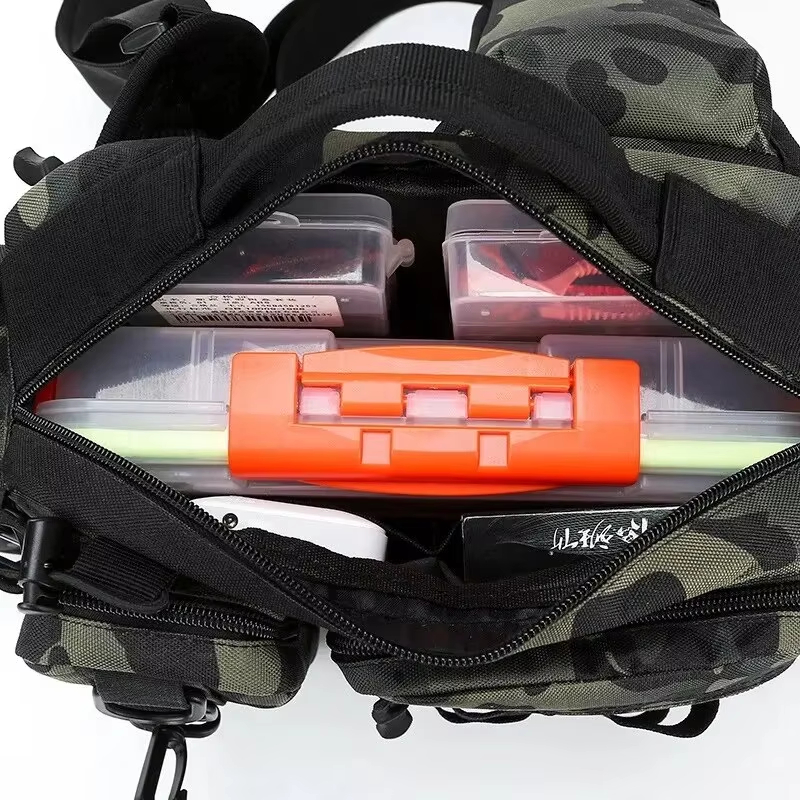 アウトドア戦術キャンプクライミングウエストスリングバッグクロ - Outdoor Hunting Packs のレビューと価格