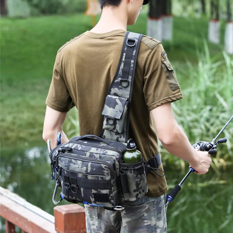 大容量の多機能ウエストバッグ,ハンティングショルダーバッグ, - Outdoor Hunting Packs のレビューと価格