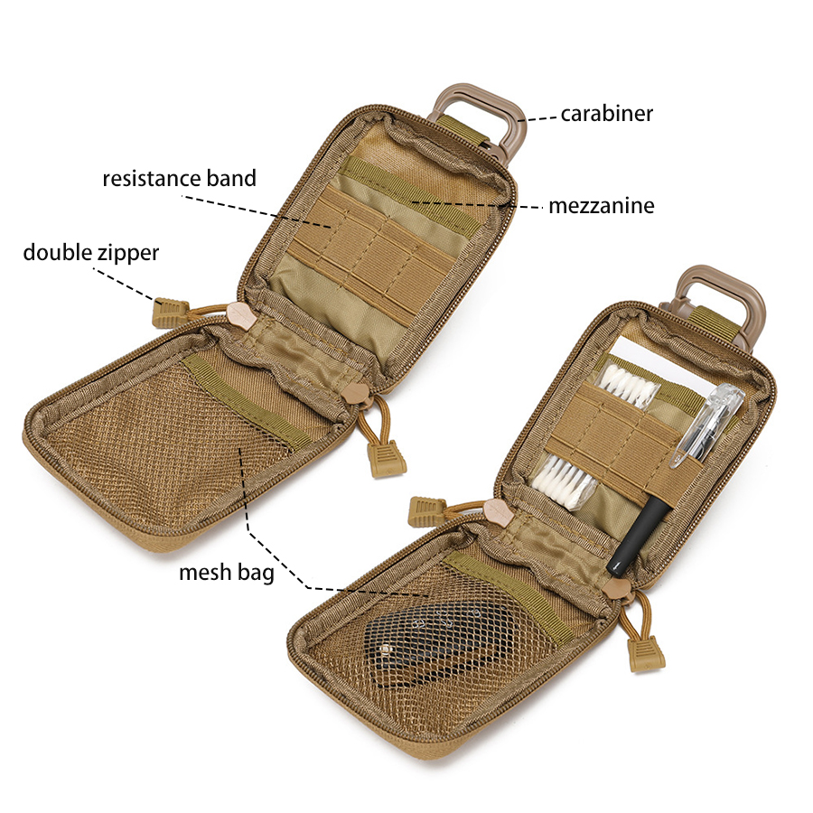 ポータブル小型収納バッグアウトドアMOLLEウエストバッグ多 - Outdoor Hunting Kit のレビューと価格
