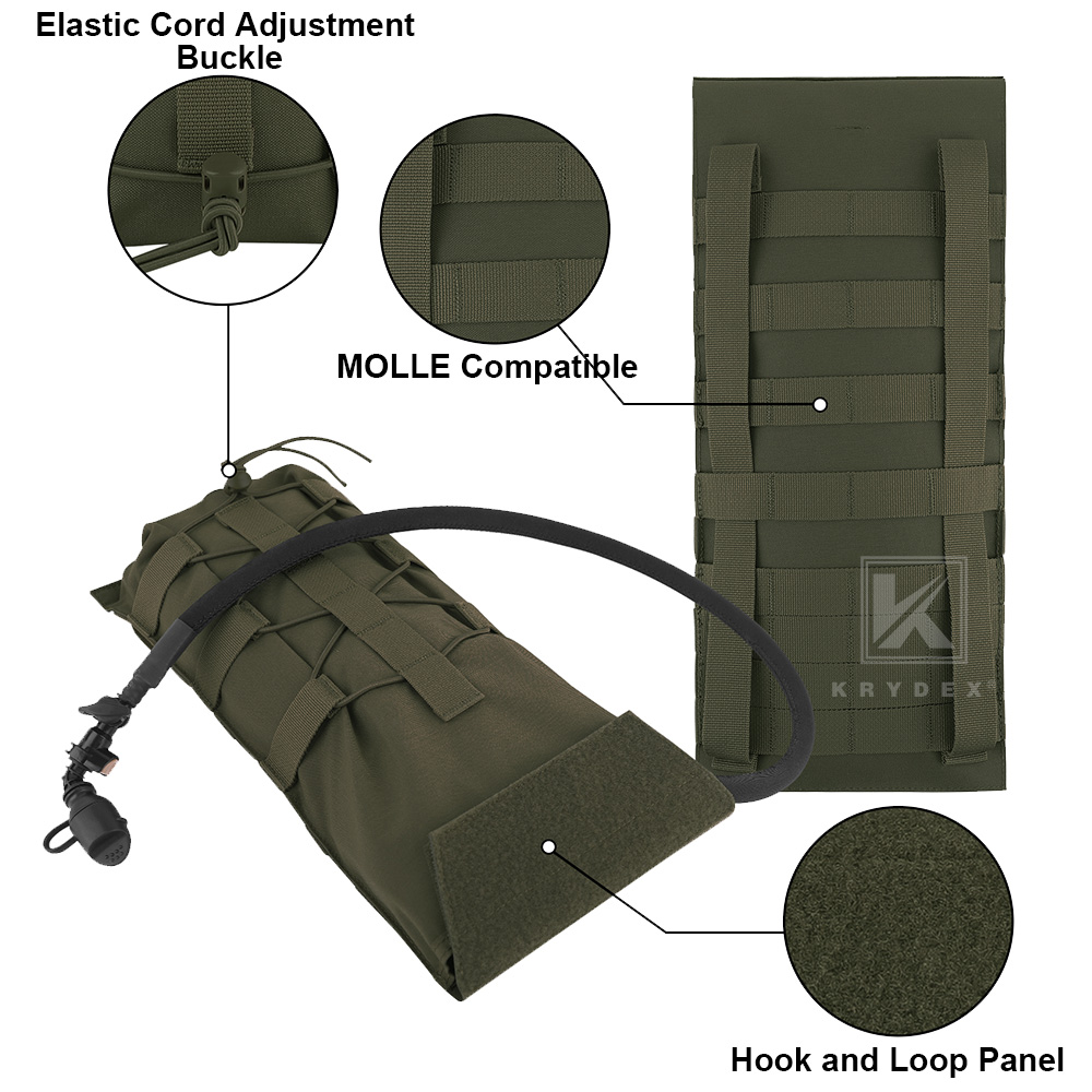 KRYDEX タクティカル 3L ハイドレーションモールパッ - Outdoor Hunting Packs のレビューと価格
